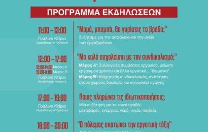 Ημερίδα: «Δικαίωμα στην Εργασία- Εργασία με Δικαιώματα», Πάντειο Παν/μιο, Σάββατο, 17 Ιανουαρίου