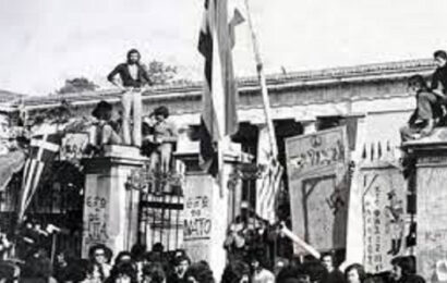 50 χρόνια από την εξέγερση του Πολυτεχνείου, βαδίζουμε στον δρόμο του Νοέμβρη