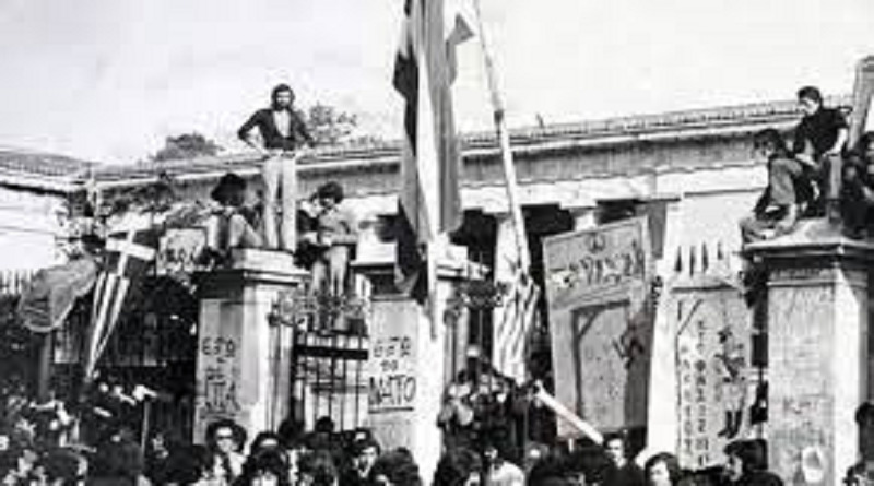 50 χρόνια από την εξέγερση του Πολυτεχνείου, βαδίζουμε στον δρόμο του Νοέμβρη